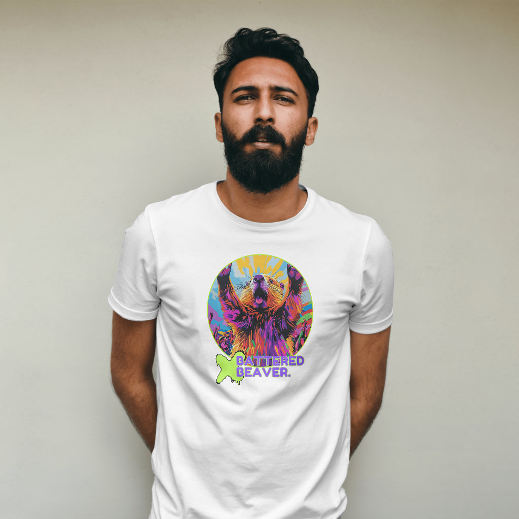 Rave Days 001 - Battered Beaver Tshirt