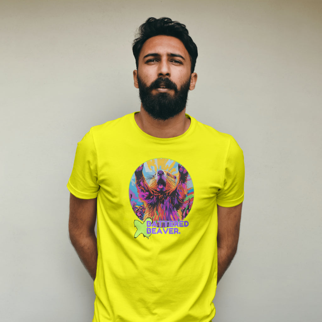 Rave Days 001 - Battered Beaver Tshirt