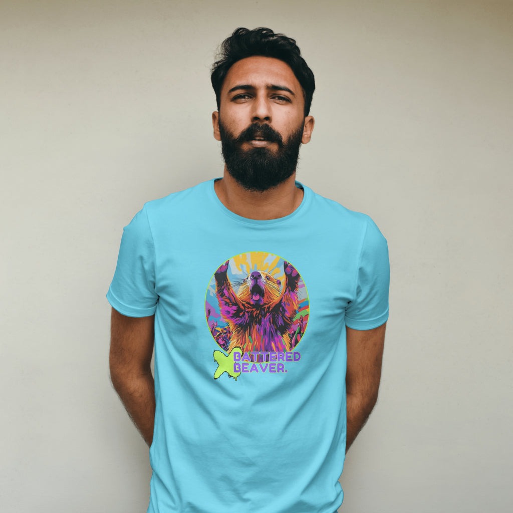 Rave Days 001 - Battered Beaver Tshirt