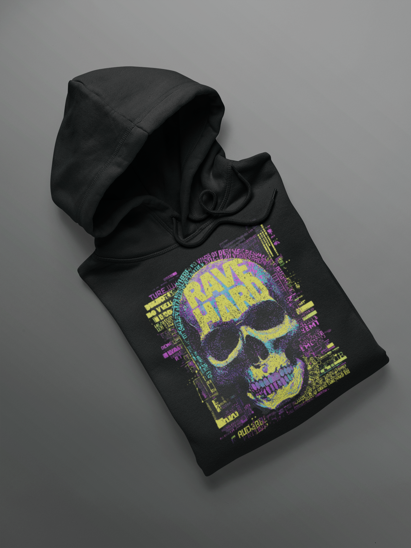 Hoodie - Rave Hard To The Graveyard
