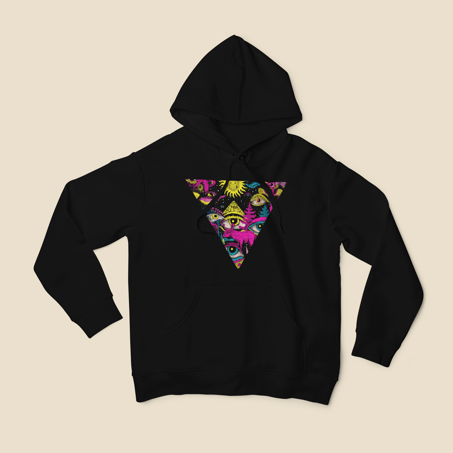 Hoodie - Trippy Triangle